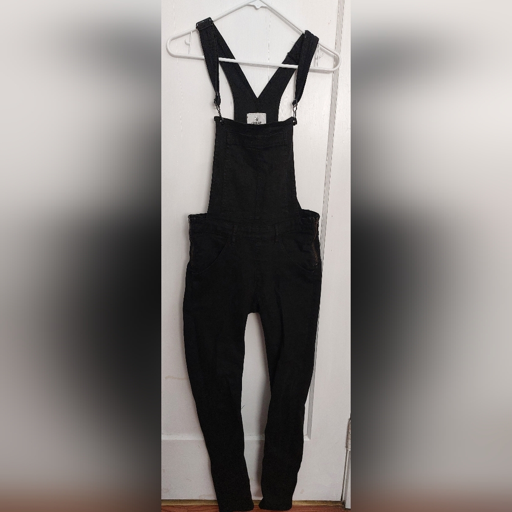 Cheap Monday Stockholm black overalls size small